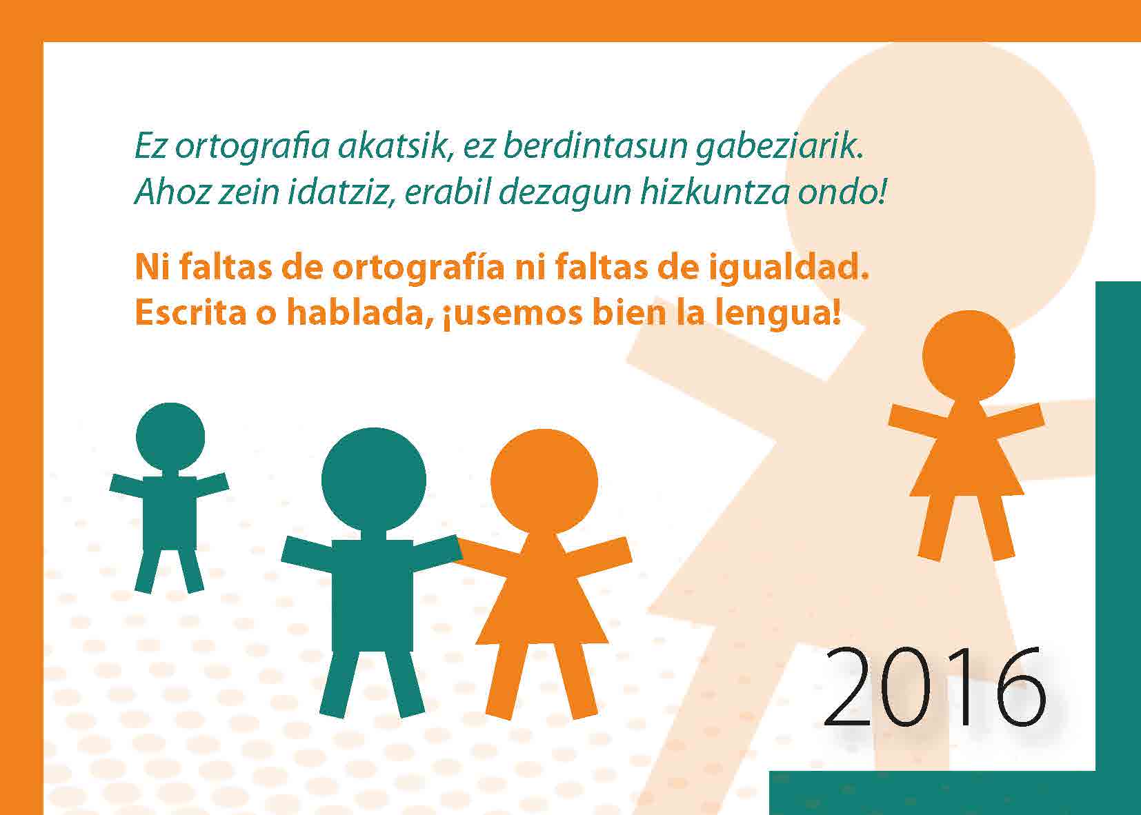 Portada del calendario